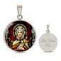 CATHOLIC SAINTS PENDANT - ST. MONICA PATRON OF MOTHERS (C)