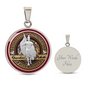 Catholic Saints Pendant - St. Florian Patron of Firefighters medal (c)