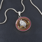 Catholic Saints Pendant - St. Florian Patron of Firefighters medal (c)
