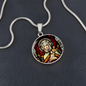 CATHOLIC SAINTS PENDANT - ST. MONICA PATRON OF MOTHERS (C)