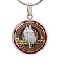 Catholic Saints Pendant - St. Florian Patron of Firefighters medal (c)