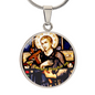 CATHOLIC SAINTS PENDANT - ST. GERARD MAJELLA PATRON OF EXPECTANT MOTHERS (C)