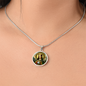 Catholic Saints Pendant - St. Dymphna Patroness of Mental Illness medal (c)