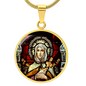 CATHOLIC SAINTS PENDANT - ST. MONICA PATRON OF MOTHERS (C)