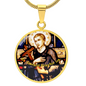 CATHOLIC SAINTS PENDANT - ST. GERARD MAJELLA PATRON OF EXPECTANT MOTHERS (C)