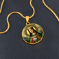 Catholic Saints Pendant - St. Dymphna Patroness of Mental Illness medal (c)