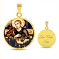 CATHOLIC SAINTS PENDANT - ST. GERARD MAJELLA PATRON OF EXPECTANT MOTHERS (C)