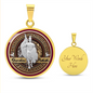 Catholic Saints Pendant - St. Florian Patron of Firefighters medal (c)