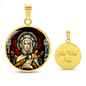 CATHOLIC SAINTS PENDANT - ST. MONICA PATRON OF MOTHERS (C)