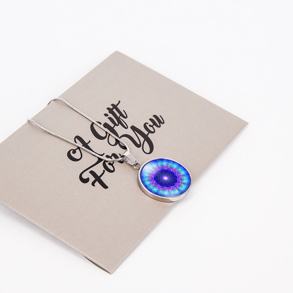 Unique Mandala Pendant - BLUE MIRANDA, gift