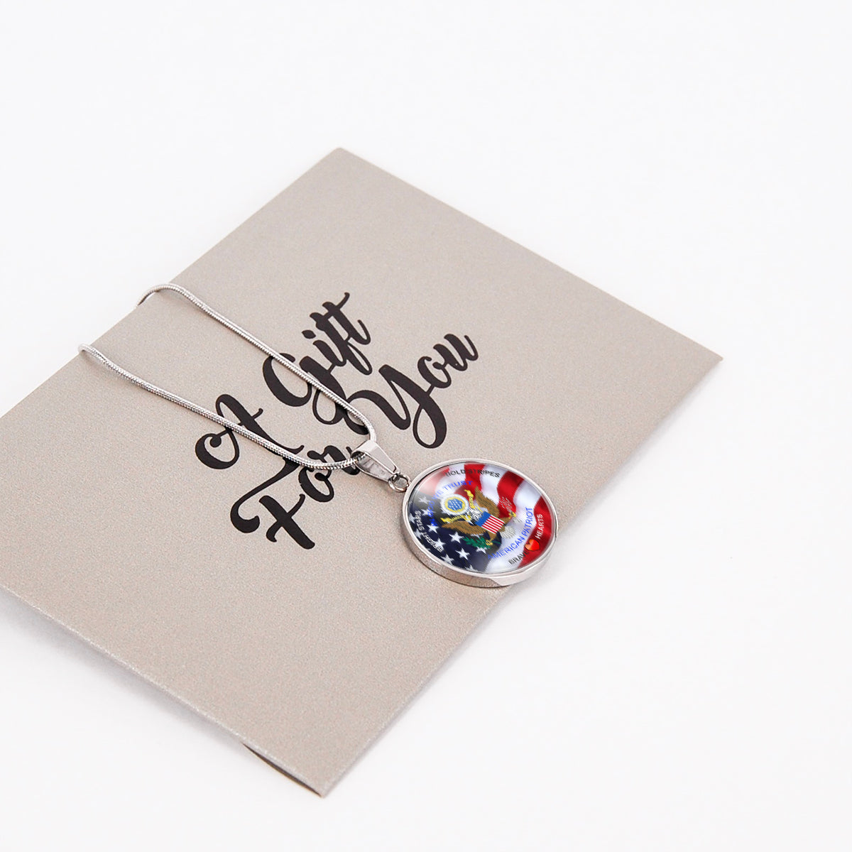 UNIQUE PROUD AMERICAN PENDANT , patriotic American pendants