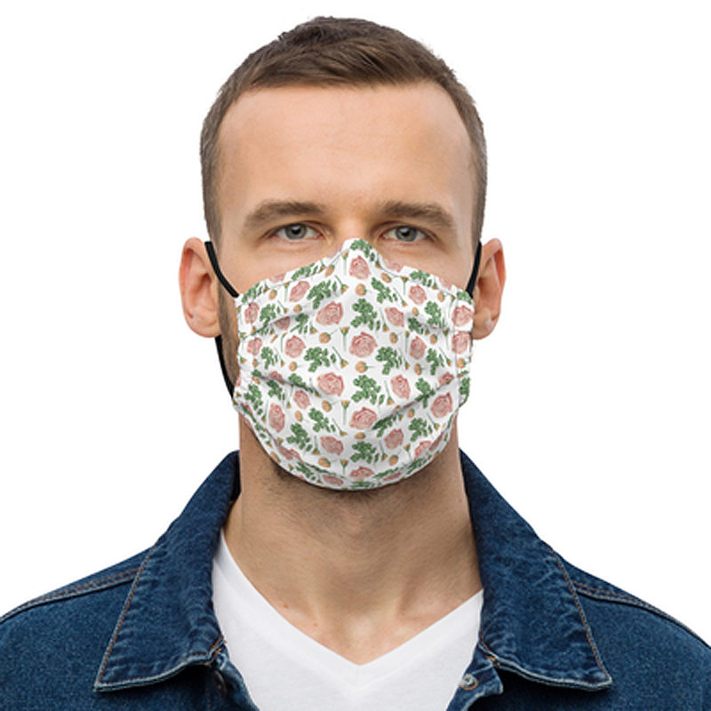Floral Reusable Premium Face mask With Filter Pocket - Trending Novelties & Gifts