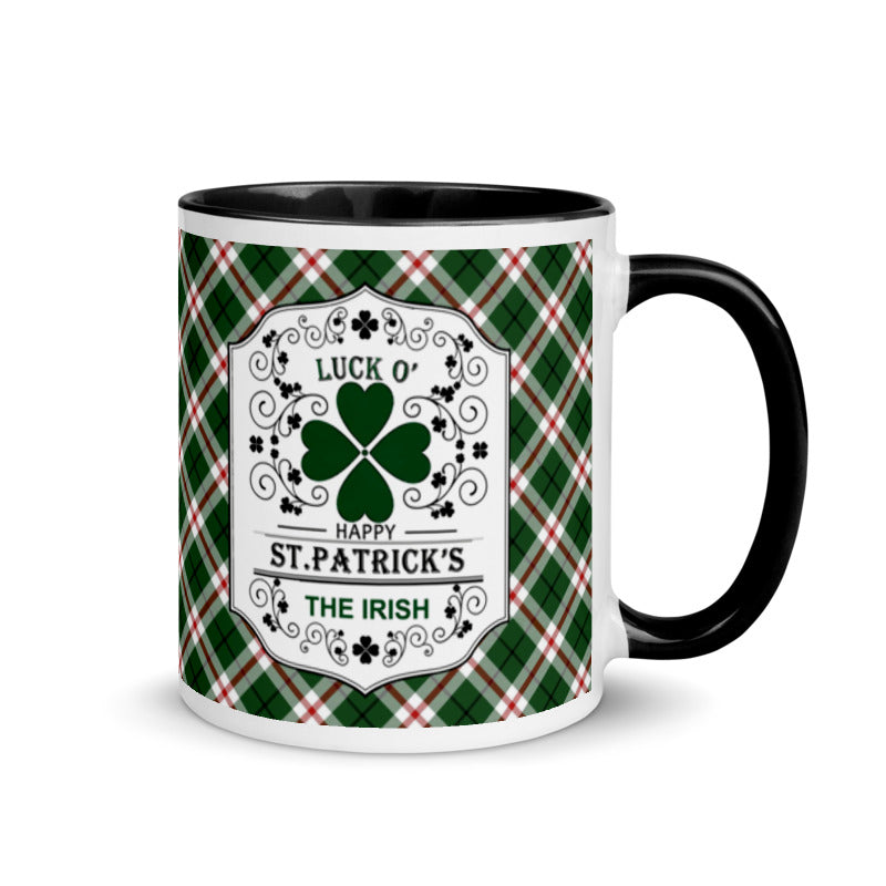 St. Patrick's Luck of the Irish Mug with Color Inside