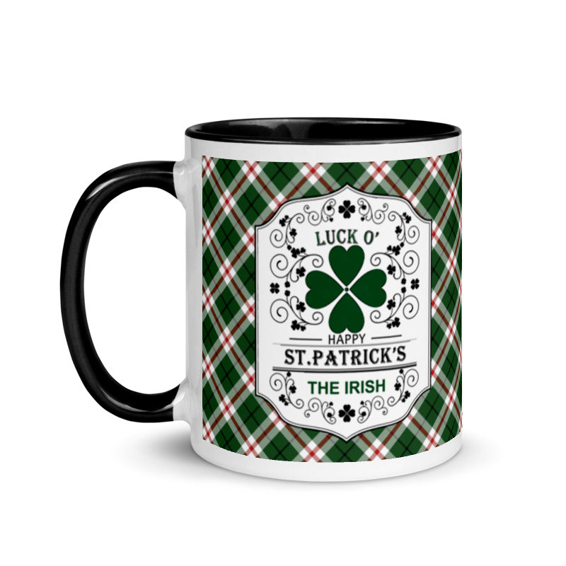 St. Patrick's Luck of the Irish Mug with Color Inside