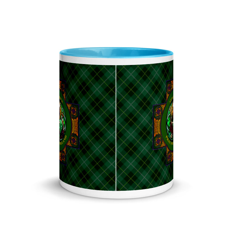 St. Patrick's Pray for Ireland Coffee Mug with Color Inside
