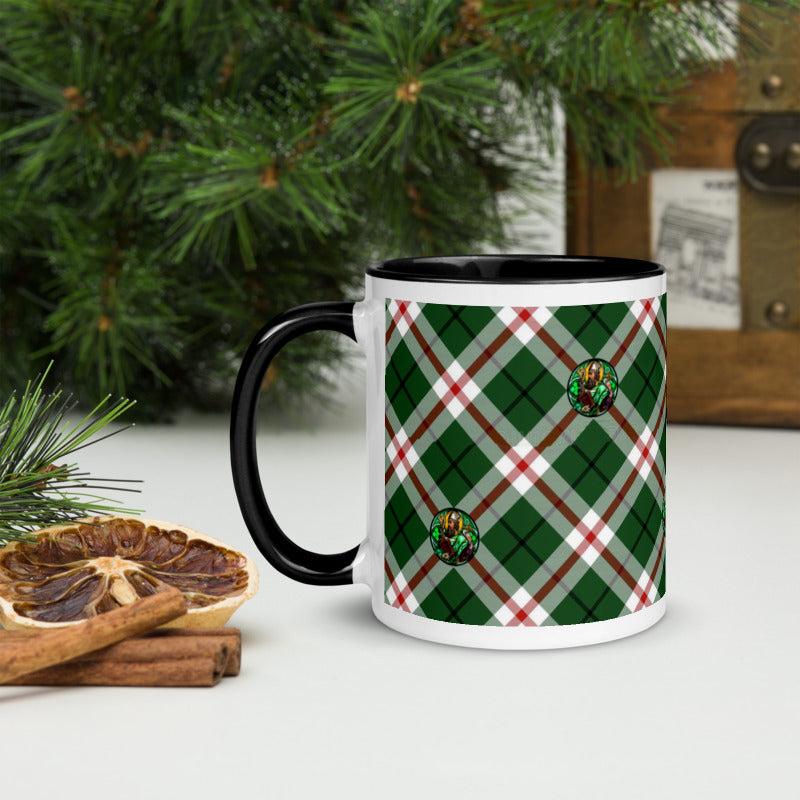 St. Patrick's Tartan Pattern Coffee Mug