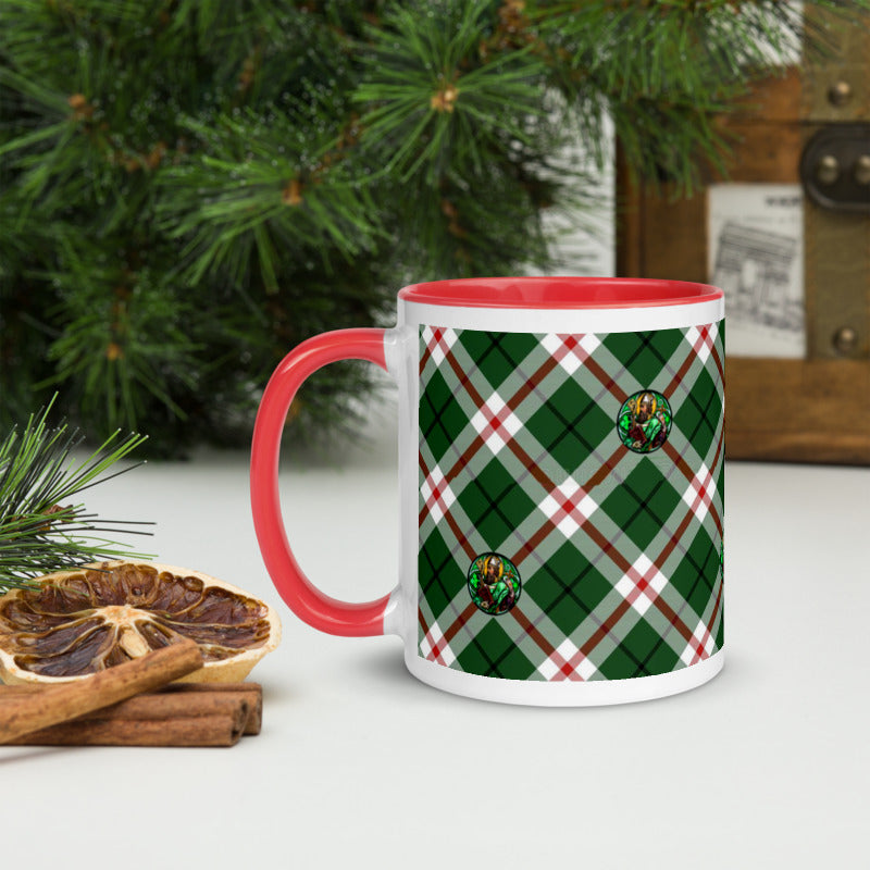 St. Patrick's Tartan Pattern Coffee Mug