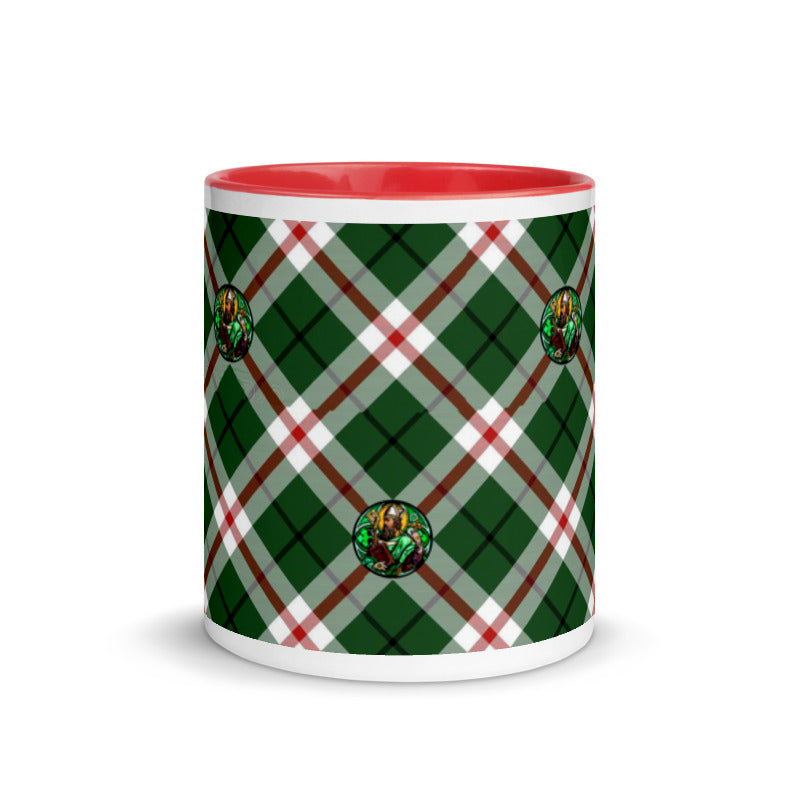 St. Patrick's Tartan Pattern Coffee Mug