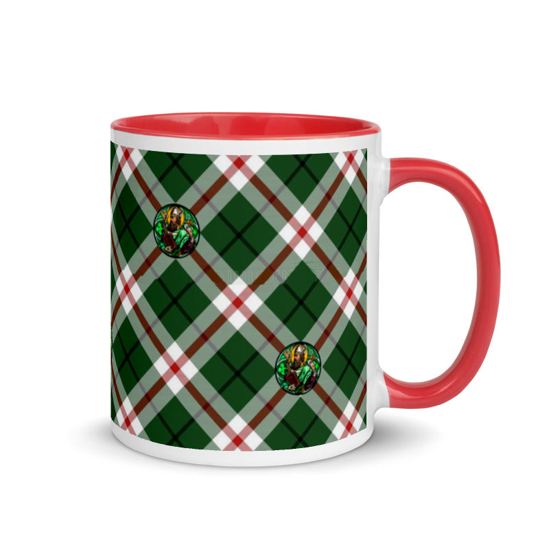 St. Patrick's Tartan Pattern Coffee Mug