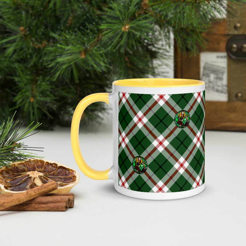 St. Patrick's Tartan Pattern Coffee Mug