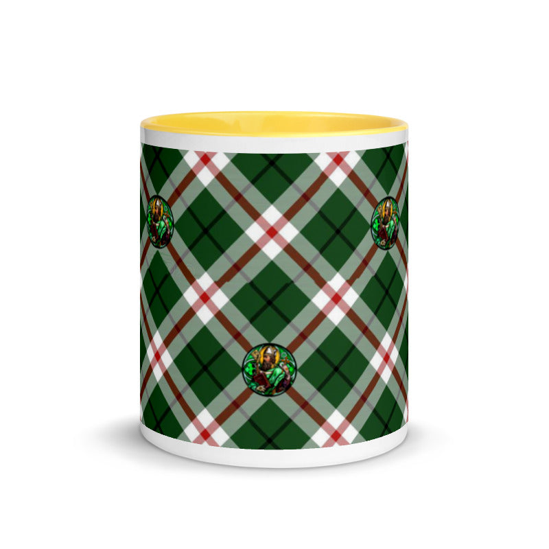 St. Patrick's Tartan Pattern Coffee Mug