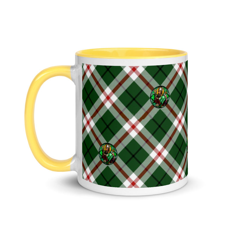 St. Patrick's Tartan Pattern Coffee Mug