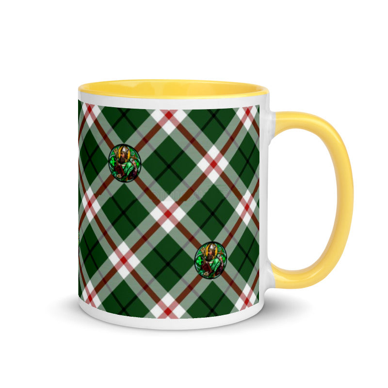 St. Patrick's Tartan Pattern Coffee Mug
