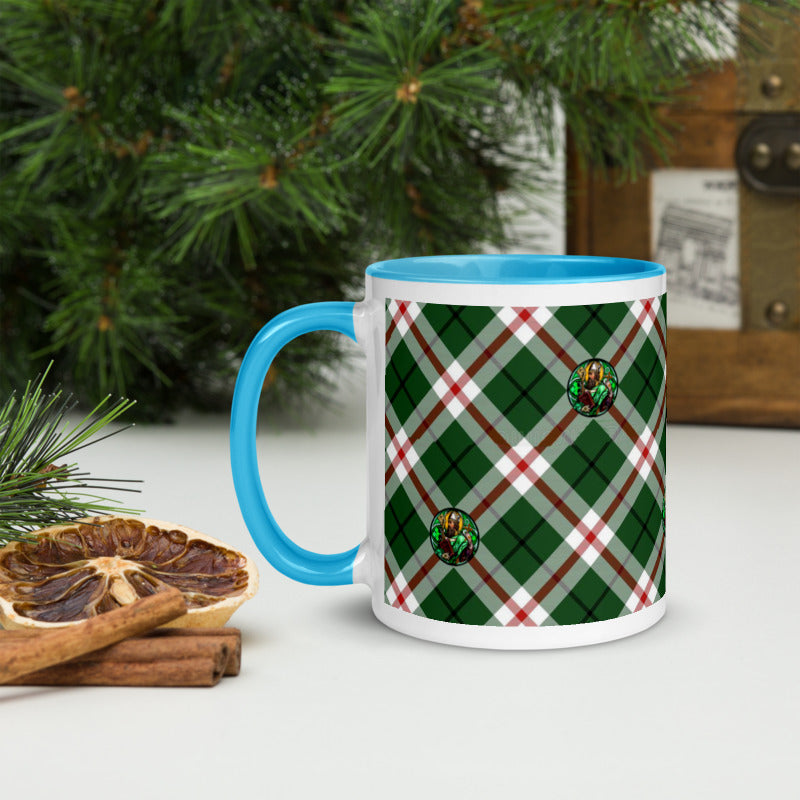 St. Patrick's Tartan Pattern Coffee Mug