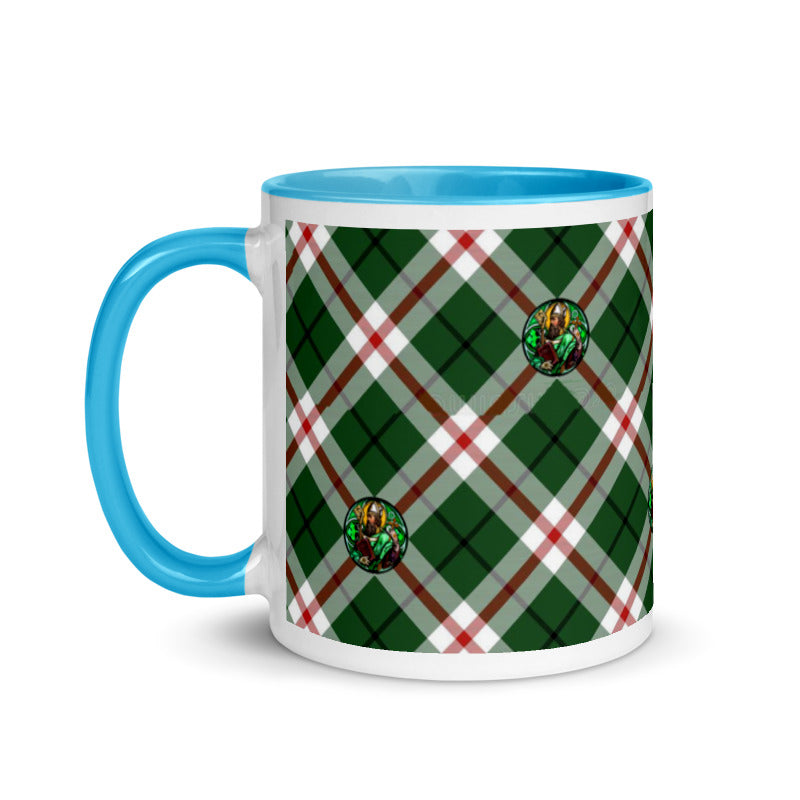St. Patrick's Tartan Pattern Coffee Mug