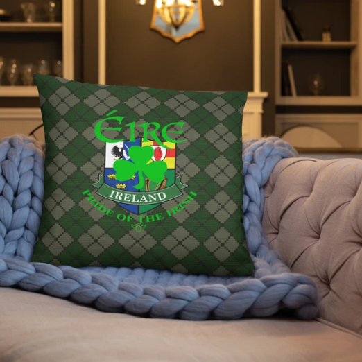 St. Patrick's Pride of the Irish Cushions and Basic Pillow - Trending Novelties & Gifts