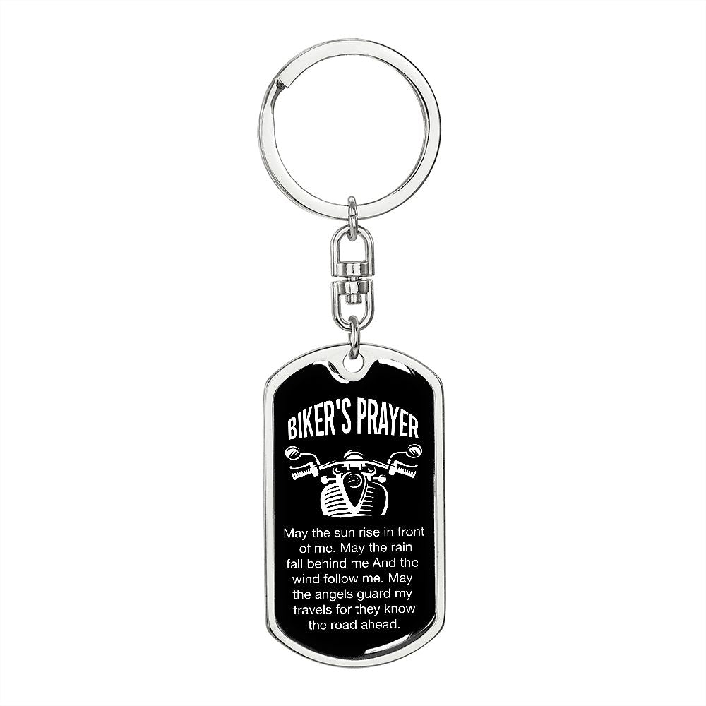 Born To Ride Bikers Dog Tag Keychain, customize engraving keychain