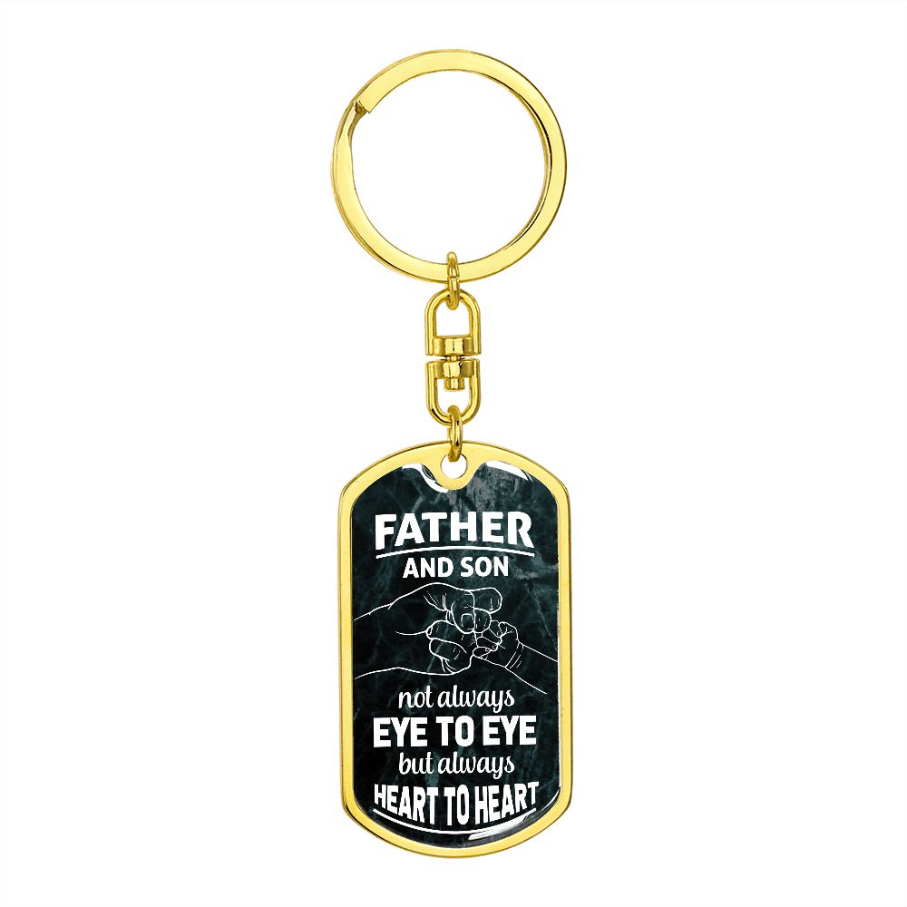 Father and Son Quotes Keychain