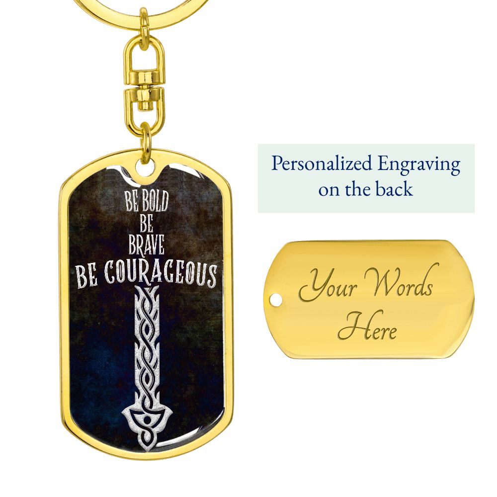 Graphic Design Cross dogtag love keychain, customize engraving keychain