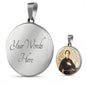 St. Gemma Galgani Pendant Necklace with custom engraving