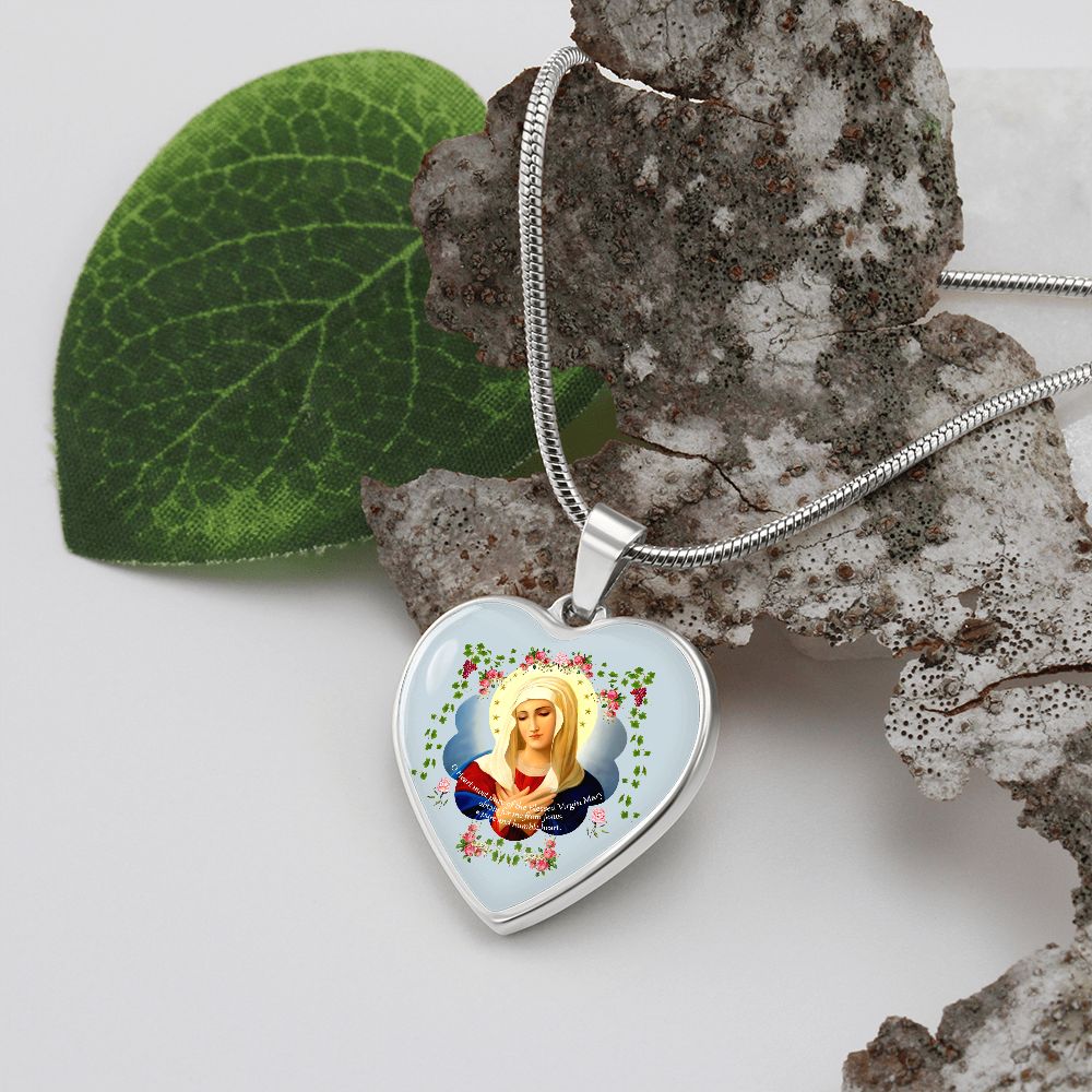 The Blessed Virgin Mary pendant necklace