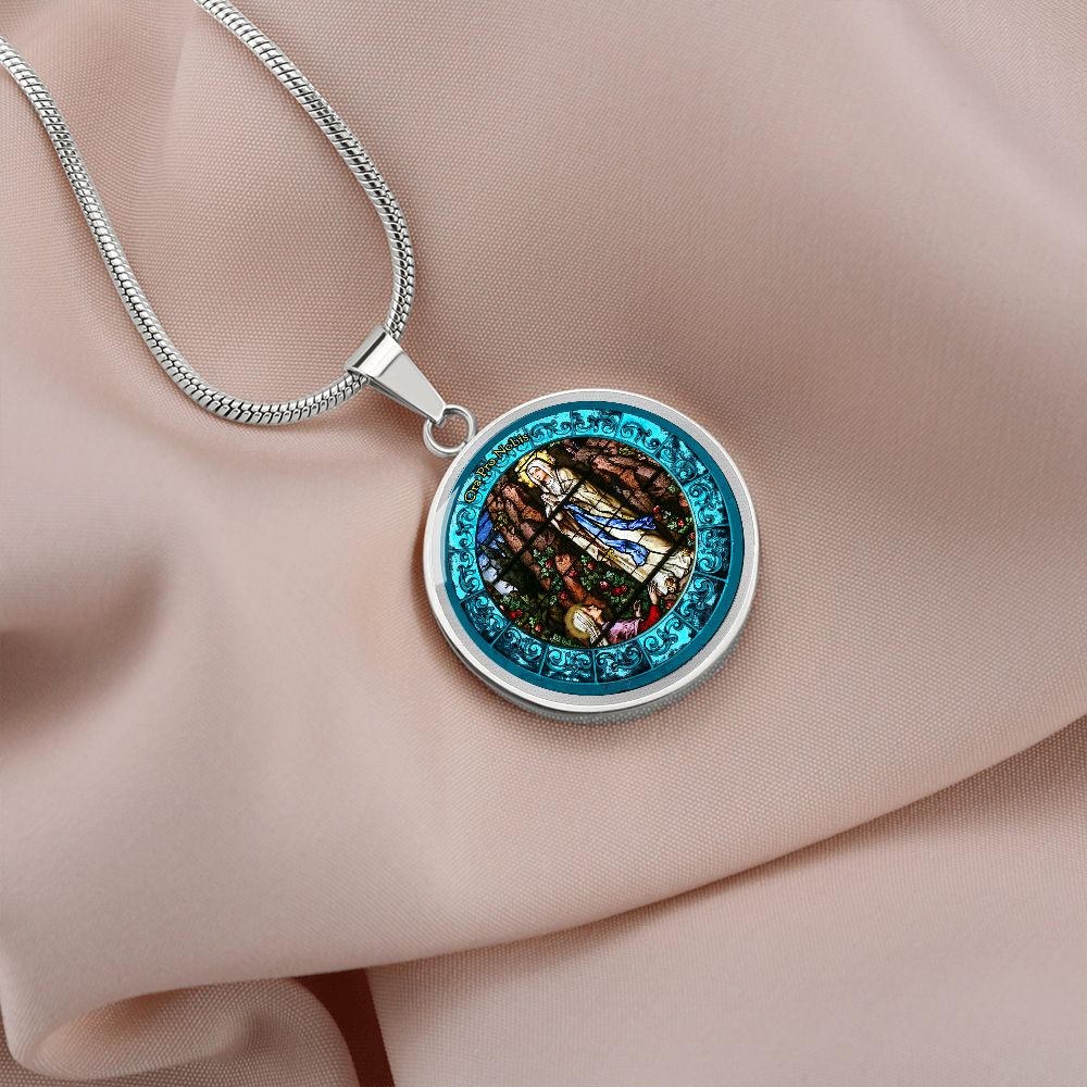 Our Lady Of Lourdes Pendant