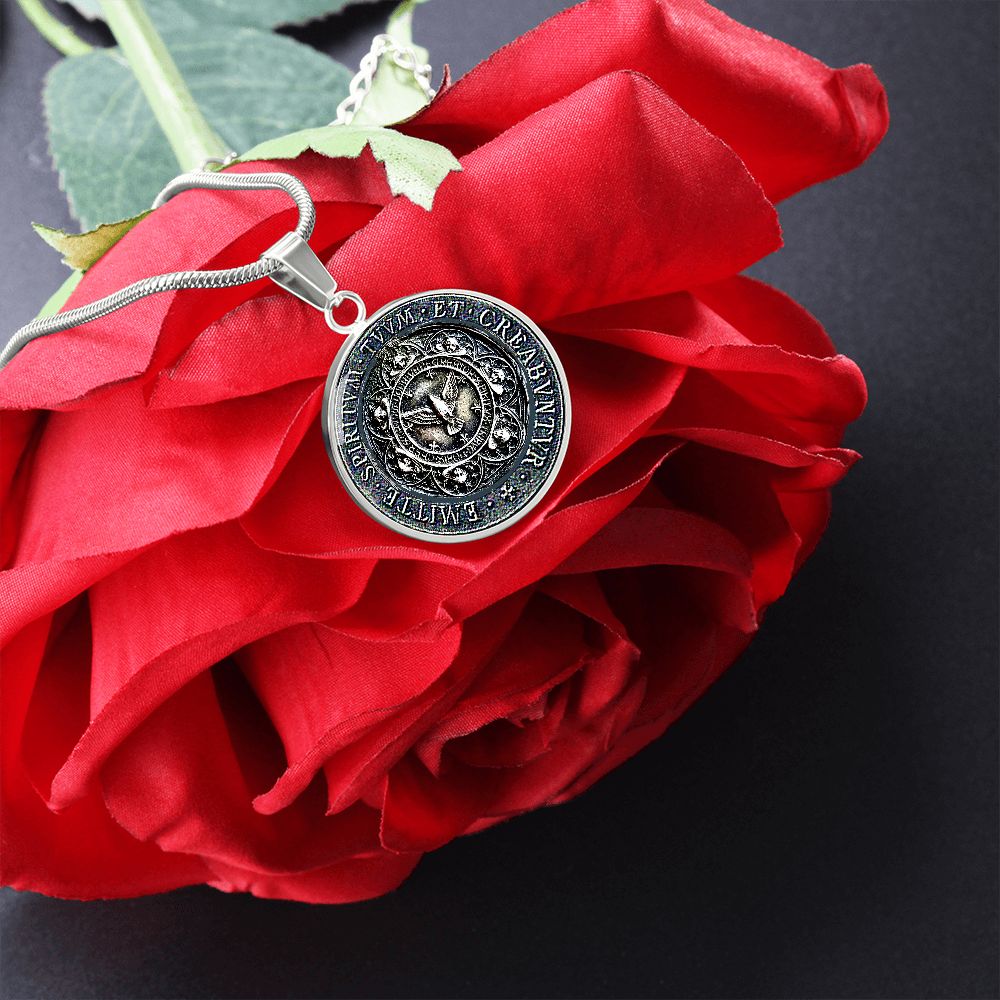 Antique Holy Spirit Medal