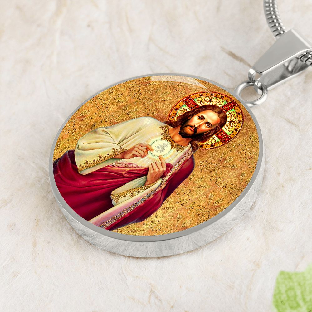 Sacred Heart of Jesus First Communion Medal