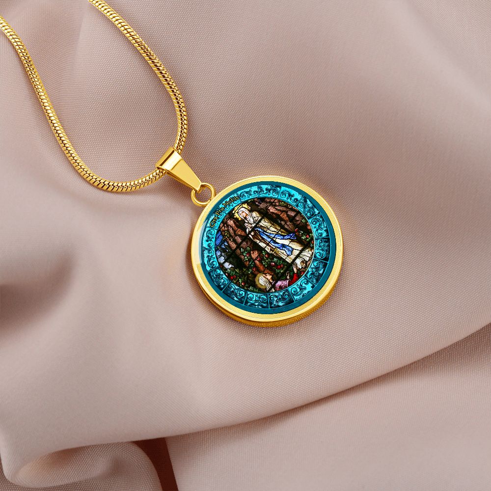 Our Lady Of Lourdes Pendant