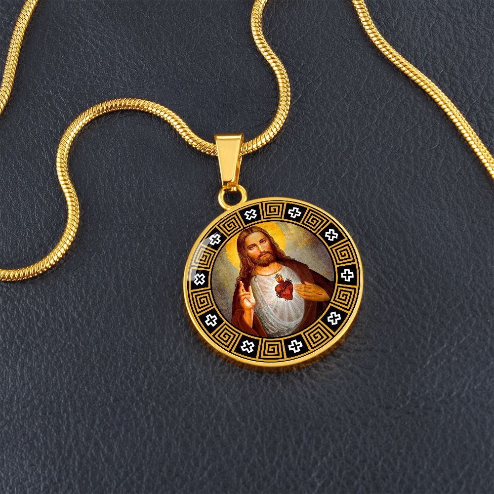 The Sacred Heart of Jesus Medal gold