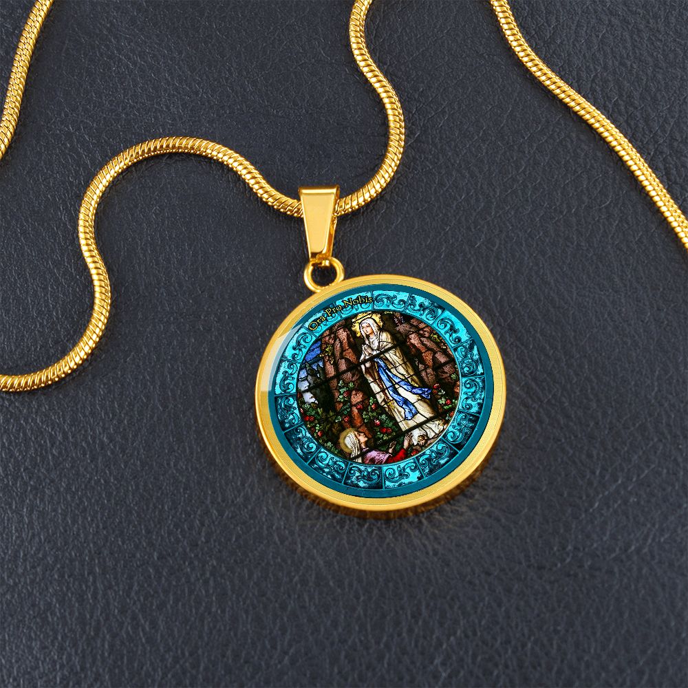 Our Lady Of Lourdes Pendant