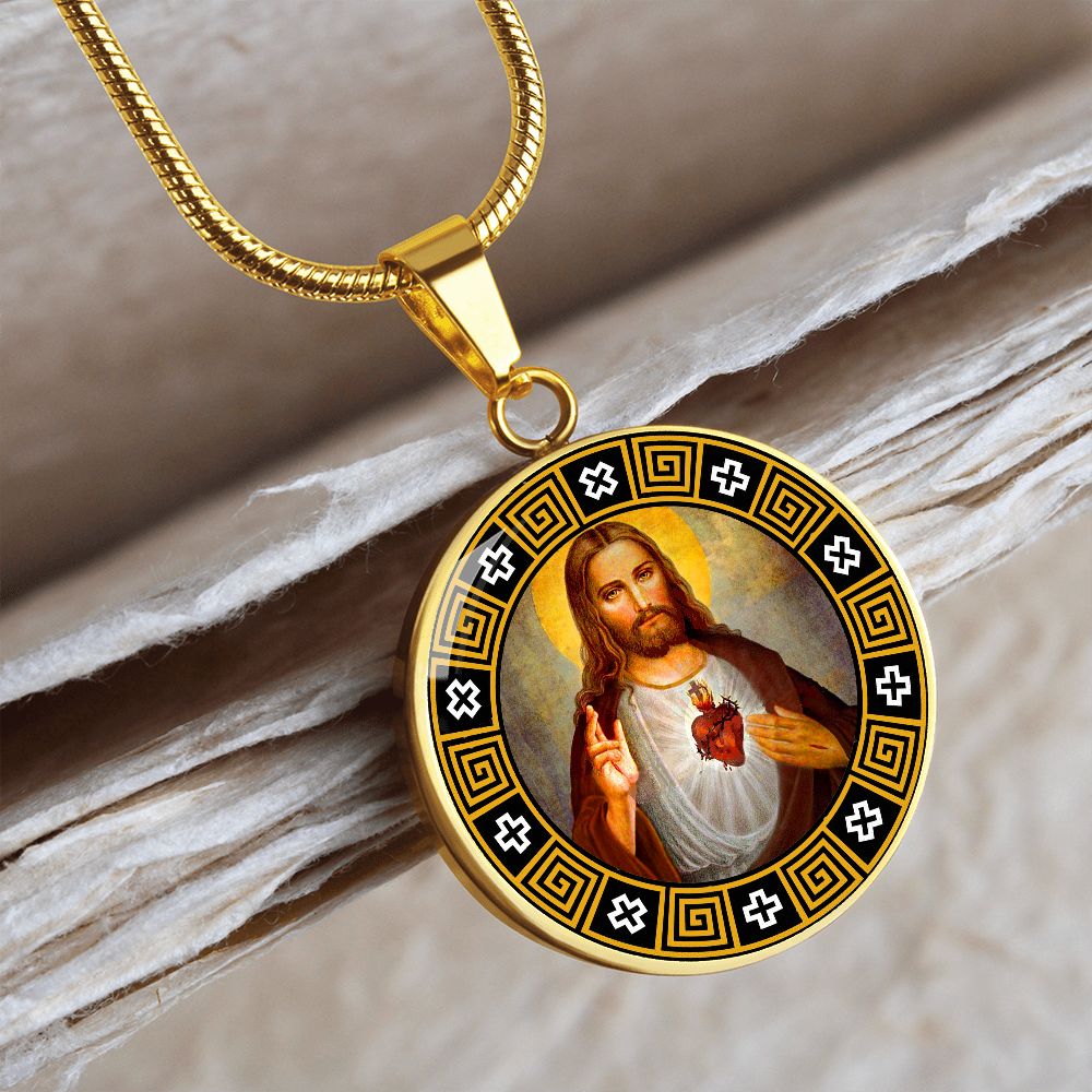 The Sacred Heart of Jesus Medal gold