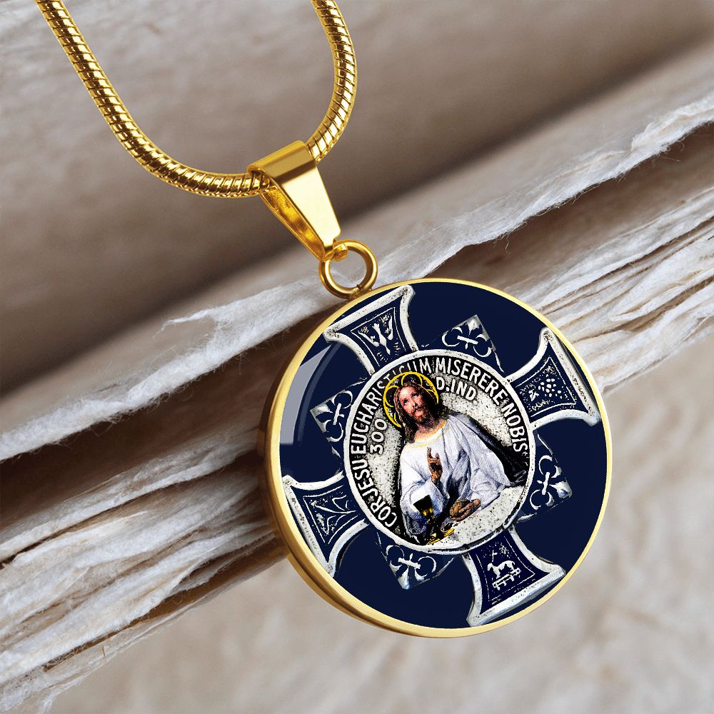 The Holy Eucharist Medal Vintage gold