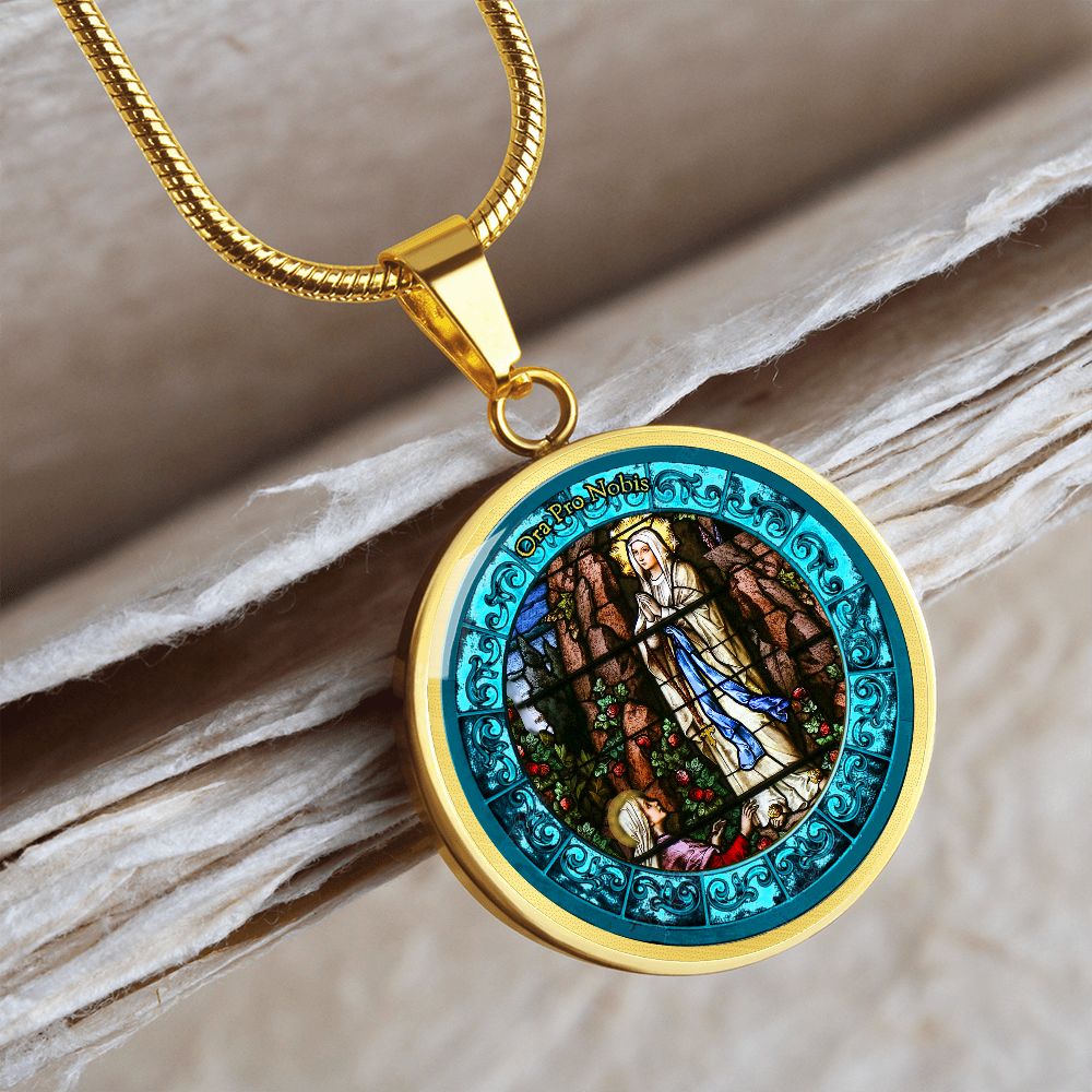 Our Lady Of Lourdes Pendant