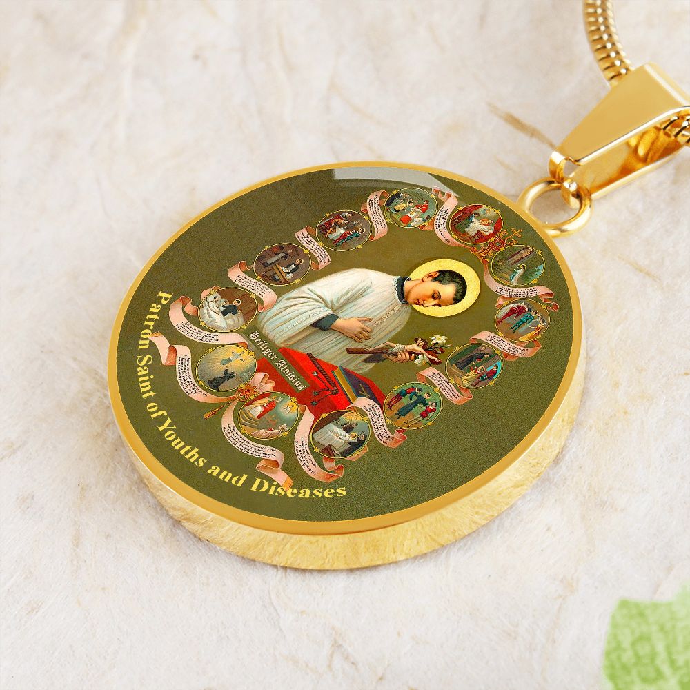 St. Aloysius Gonzaga Medal gold