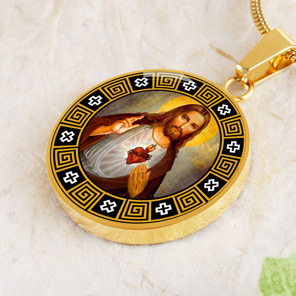 The Sacred Heart of Jesus Medal gold