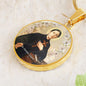 St. Gemma Galgani Pendant Necklace gold