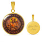 St. Francis Assisi Medal gold with custom engraving