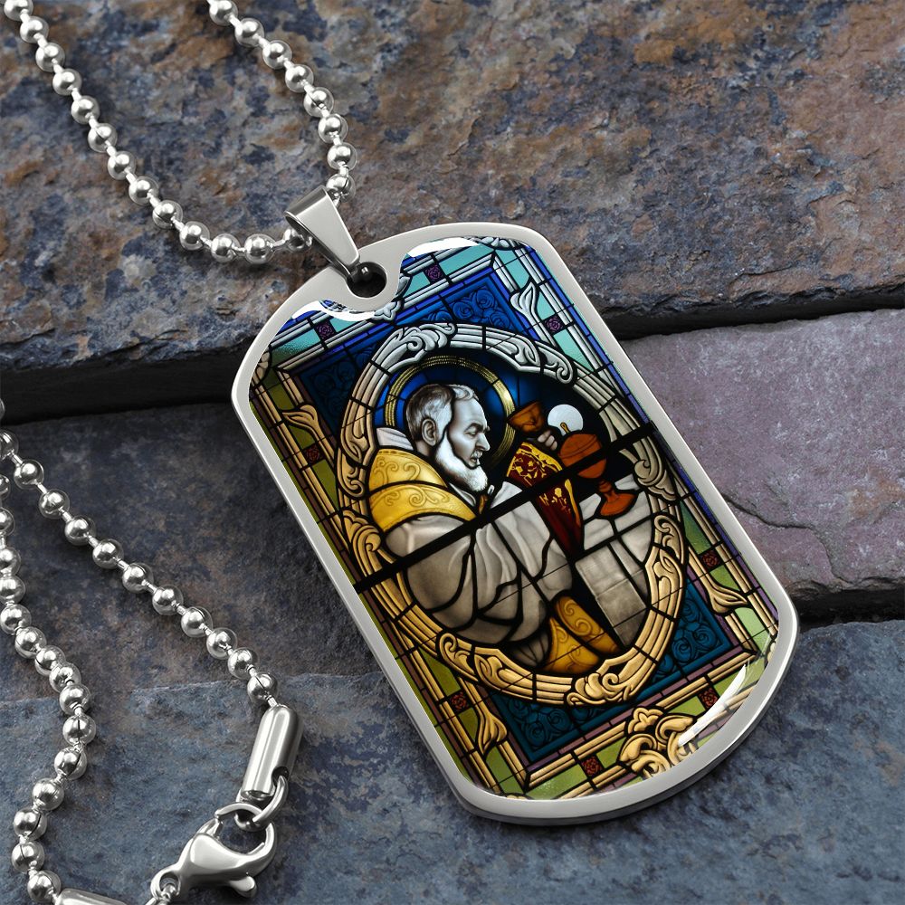 St. Padre Pio Pendant Pendant dog tag