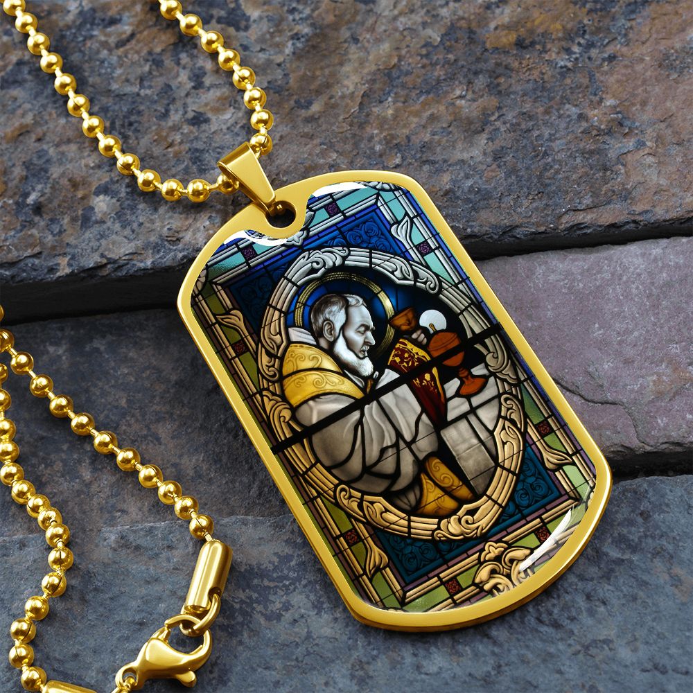 St. Padre Pio Pendant Pendant dog tag